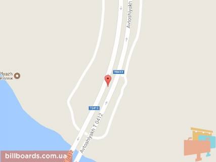 Billboard A in Kam'yanske (Dniprodzerzhinsk), 6х3  mostovij perehid cerez r. Dnipro (na rozdilovij smuzi)(5) ruh z livogo na pravij bereg scheme