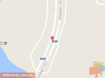 Billboard A in Kam'yanske (Dniprodzerzhinsk), 6х3  mostovij perehid cerez r. Dnipro (na rozdilovij smuzi)(6) ruh z livogo na pravij bereg scheme