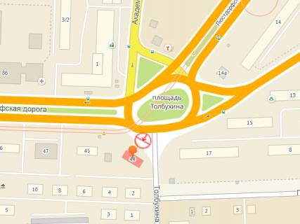 Prismatron, Prism + in Odessa, 3x6  Люстдорфська дорога, 44 - Толбухіна пл., ліва - 560917 scheme