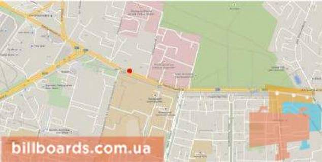 Billboard A in Vinnytsia Hmel'nic'ke sose, 98, bila Vinnic'kogo NTU, z centru scheme