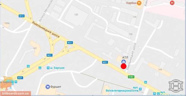 Prismatron, Prism A in Vinnytsia Hmel'nic'ke sose, 130a, z centru - 180605 scheme