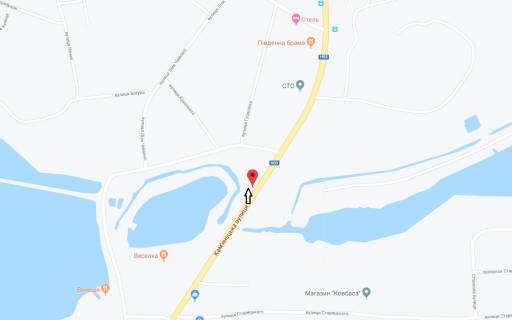 Billboard B in Khmelnitsky, 3х6  st. Kam'anec'ka (r-n "VESELKA") scheme