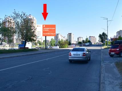 Billboard B in Kyiv, 3x6  Bal'zaka st., 77, v storonu supermarketu "Nova linia", st. Cvetaevoi Photo 1