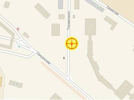 Billboard + in Odessa, 3x12  Балківська вул., 54/3 scheme