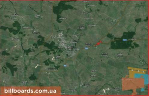 Billboard A in Zbarazh g.Zbaraz scheme