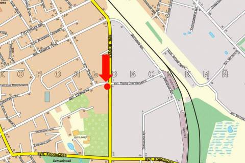 Billboard A in Zhytomyr, 3x6  Vitruka st. / Sevcenka st., na svitlofori scheme