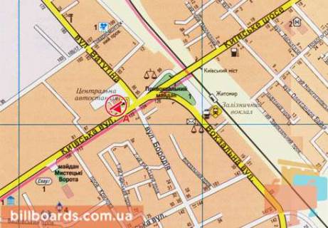 Prismatron, Prism A in Zhytomyr, 3x6  Kiivs'ka st., 93 - 480693 scheme