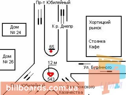 Prismatron, Prism A in Zaporizhzhya Uvilejnij av. - Zaporiz'kogo kozactva st. - 132353 scheme