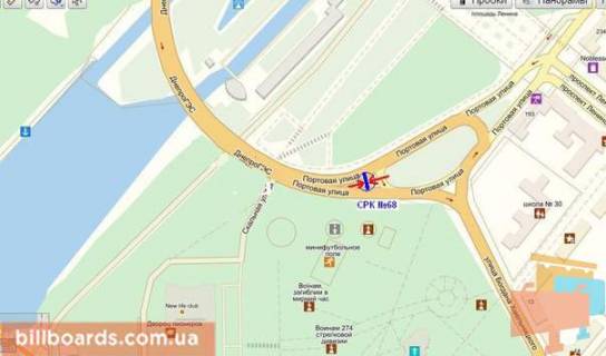 Prismatron, Prism A in Zaporizhzhya Sobornij av. (kolis. Lenina av.) / Hmel'nic'kogo st. - 83217 scheme