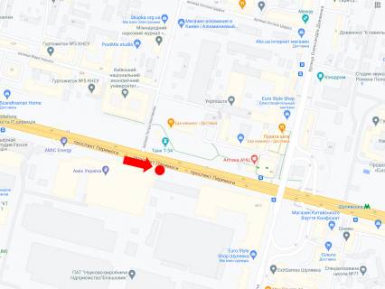 Video Billboard A in Kyiv, 3x6  Berestejs'kij av. (kolis. av. Peremogi), 49/2, zavod "Bil'sovik" - navproti Tanka, st.m."Sulavs'ka", v centr - 457002 scheme