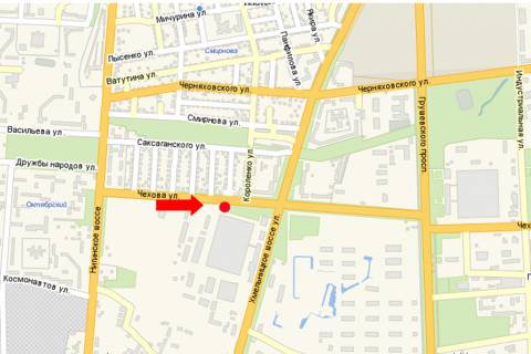 Billboard A in Kam'yanets-Podilsky, 3x6  Cehova st., 35, navproti, v bik Hmel'nic'kogo sose scheme