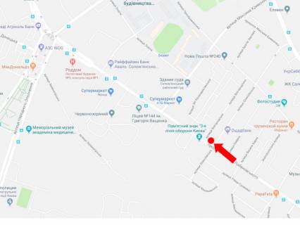 Video Billboard A in Kyiv, 2.3x3.14  Лобановського пр. (колиш. Червонозоряний пр.), 37 - вул. Олексіївська, в бік Севастопольської пл. - 583471 scheme