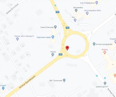 Prismatron, Prism A in Ivano-Frankivsk, 3х6  Mazepi  Krihivec'ka kil'ce livij - 180156 scheme