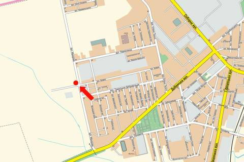 Billboard  in Rivne, 3x6  Makarova st. / Boarka st., bila supermarketiv "Epicentr", "METRO" scheme