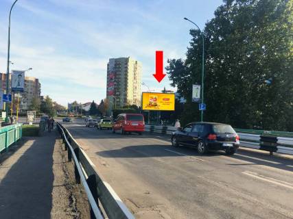 Prismatron, Prism  in Uzhgorod, 3x6  Hmel'nic'kogo pl. / Slov''ans'ka naberezna, viizd z mostu na plosu - 448784 Photo 1