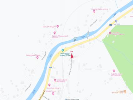 Billboard A in Vorokhta, 3x6  smt Vorohta, Grusevs'kogo st. scheme