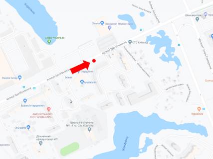 Billboard A in Kyiv, 3x6  Zdolbunivs'ka 9, navproti supermarketu "Sil'po", v bik av. Grigorenka, Harkivs'kogo sose scheme