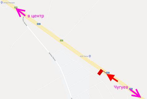 Billboard A in Route, 3x6  Траса Харків - Ростов-на-Дону (М03), АЗС "Аеліта", (5), в'їзд в місто scheme