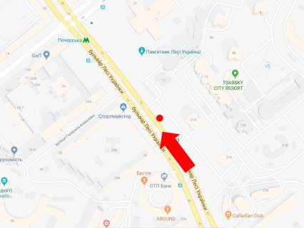 Scrolller, Scroll  in Kyiv, 2.3x3.14  Ukrainki bst., 21A - 21, v storonu st. m. "Pecers'ka" - 444751 scheme