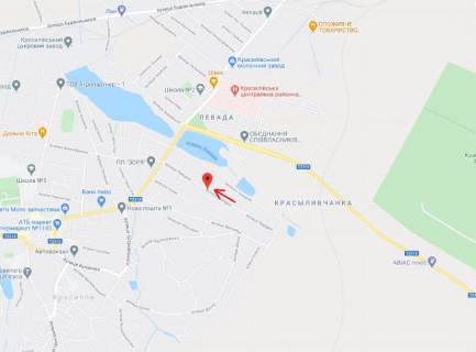 Billboard  in Krasyliv, 3x6  Peremogi st. scheme