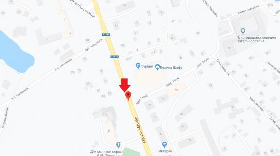 Billboard A in Mirgorod, 3x6  Gogola st., 47/2 scheme