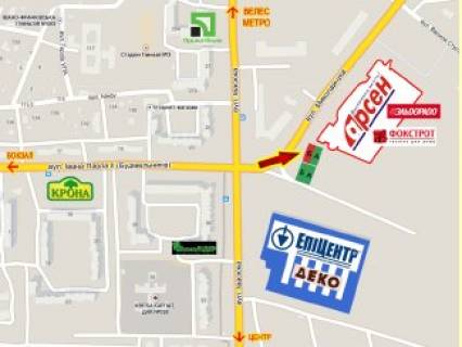 Billboard  in Ivano-Frankivsk, 3x6  Ivasuka st., 17, bila Epicentru, livij Photo 1