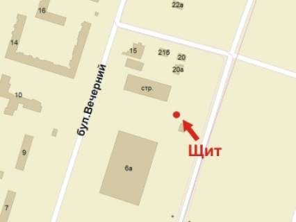 Billboard A in Krivy Rig, 3x6  Vecirnij bst., 33, TC "Sil'po", TC "Fokstrot", verhnij scheme