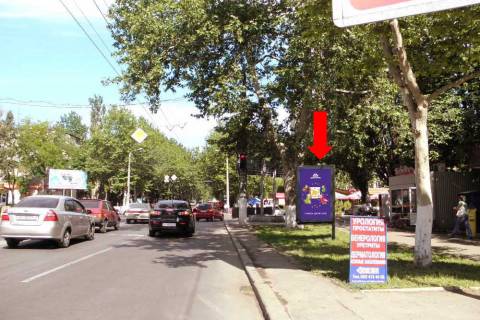 Citylight  in Odessa, 1.8x1.2  Filatova st., 54 / Gajdara st., bila universamu "Burevestnik" Photo 1