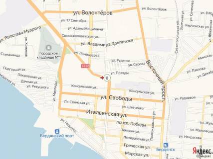 Citylight A in Berdyansk Melitopol'skoe sosse, spusk, 5-j siti-lajt scheme