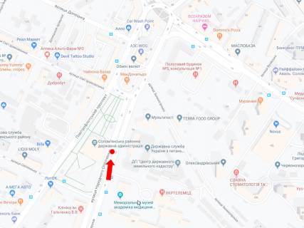 Citylight A in Kyiv, 1.8x1.2  Narodnogo Opolcenna st., 3, rozdil'nik, v storonu pl. Sevastopol's'koi, v centr scheme