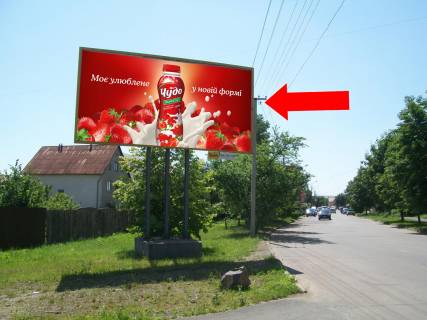 Billboard B in Mukachevo, 3x6  Mitropolita Volodimira st. (kol. Petrova st.) / Avornic'kogo st. Photo 1