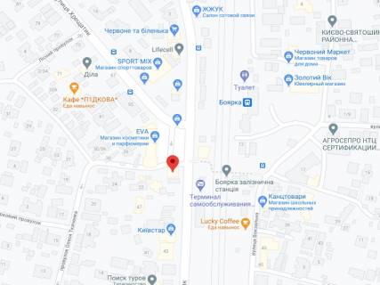 Billboard A in Boyarka Hresatik st., 49-B, apteka "Vitamin", prajs za rolik 10 sek 1 vihid/5 hvilin, z 8:00-22:00. Rozrahunok dla insih parametriv translacii utocnujte u menedzera. scheme