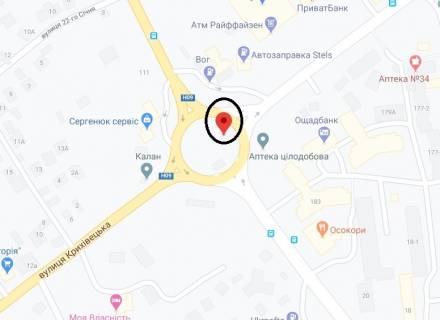 Prismatron, Prism A in Ivano-Frankivsk, 3х6  Mazepi kil'ce livij - 180135 scheme