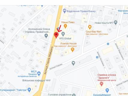 Scrolller, Scroll B in Chernivtsi Geroev Majdana st. (byvs. Krasnoarmejskaa st.), 31 - 300283 scheme