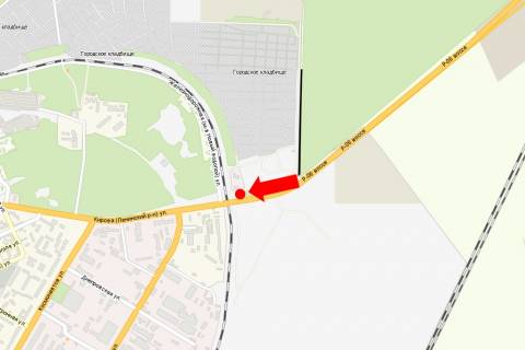 Billboard A in Mykolaiv, 3x6  Bastans'ke sose, pered mostom, v''izd v misto, v bik avtorinku scheme