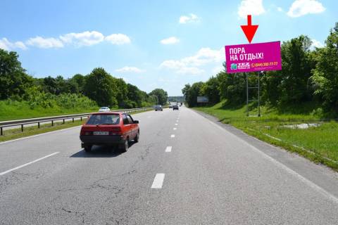 Billboard A in Pisochin, 3x6  Траса Київ - Харків - Довжанський - с. Пісочин, АЗС "SHELL", у бік м. Харків Photo 1