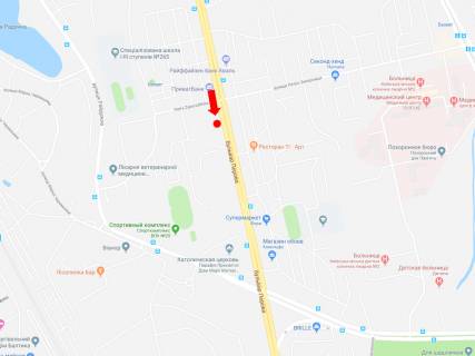 Video Billboard A in Kyiv, 3x6  Перова бул., 3 - вул. Запорожця, в бік пр. Броварського - 583876 scheme