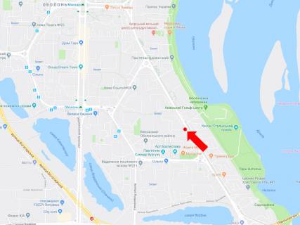 Prismatron, Prism B in Kyiv, 3x6  Geroiv Stalingrada av., 9, navproti supermarketu "Antoska", v storonu st. Timosenka - 214905 scheme