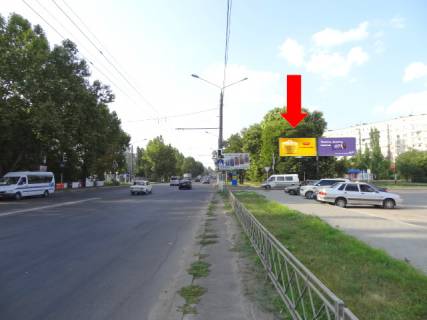 Billboard  in Mykolaiv, 3x6  Geroiv Stalingradu av., 13, bila TRC "Magelan", supermarketiv "Tavria V", "El'dorado", z centru, liva Photo 1