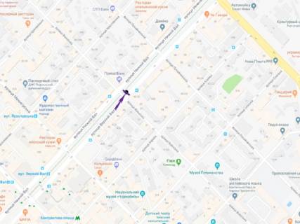 Video Billboard A in Kyiv, 1.8x1.2  Verhnij Val st., 48/28 - Volos'ka st., prajs za translaciu rolika 10 sek 1vihid/80 sek, z 0:00 do 23:59 - 431078 scheme
