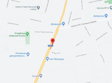 Billboard A in Mykolaiv Bogoavlens'kij av., 210 scheme