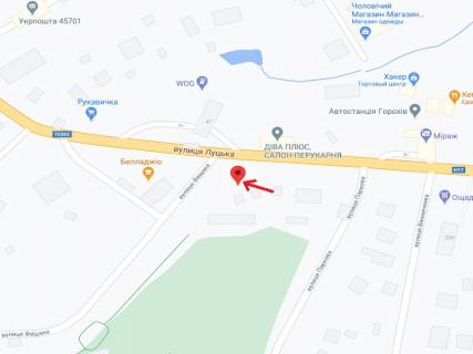 Billboard B in Gorokhiv Luc'ka st. - Fesaka st., 1, navproti scheme