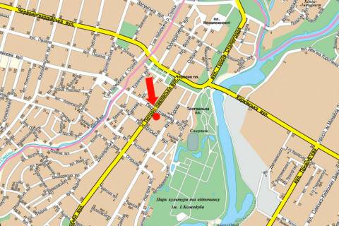 Citylight B in Sumi, 1.8x1.2  Petropavlivs'ka st., 61, v bik Perekops'koi st. scheme