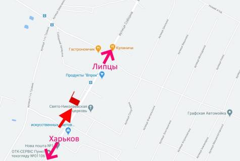 Billboard B in Circuni, 3x6  с. Циркуни, Соборна вул., Свято-Миколаївська церква, (1), у бік с. Липці scheme