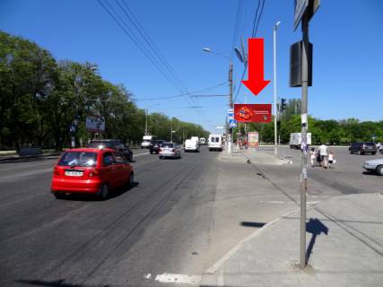 Billboard  in Mykolaiv, 3x6  Geroiv Stalingradu av., bila supermarketiv "Amstor", "Praktiker", z centru Photo 1