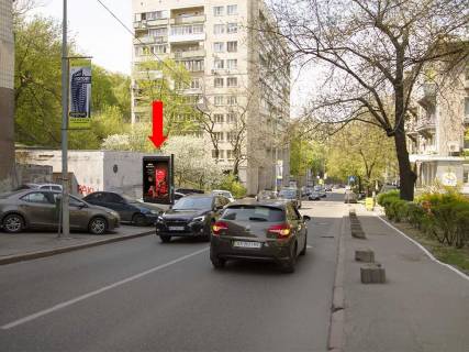 Citylight  in Kyiv, 1.8x1.2  Klovs'kij uzviz, 20, v storonu st. Mecnikova Photo 1