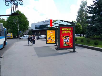 Citylight A in Rivne, 1.8x1.2  Soborna st., 195, zupinka bila "RDA", v bik Cornovola st., A2 Photo 1