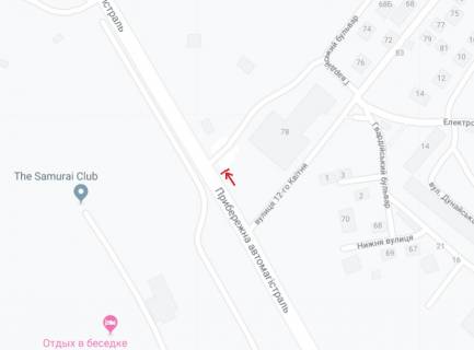 Billboard B in Zaporizhzhya, 6х3  Priberezna avtomagistral' - 12-go kvitna st. scheme