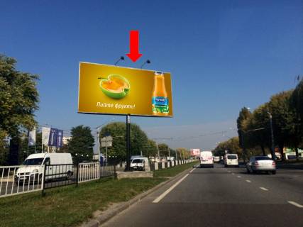 Billboard A in Lviv, 3x6  Strijs'ka st., 59 / Truskavec'ka st., rozdil'nik, v centr Photo 1