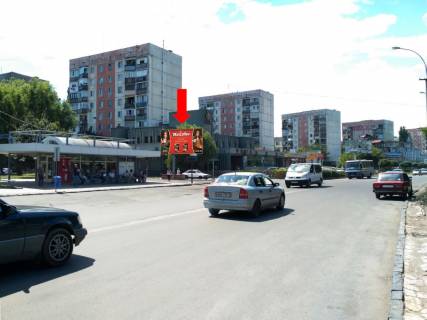 Billboard B in Uzhgorod, 3x6  Grusevs'kogo st., 80, bila magazinu <<Tisa>>, v bik Zan'kovec'koi st. Photo 1